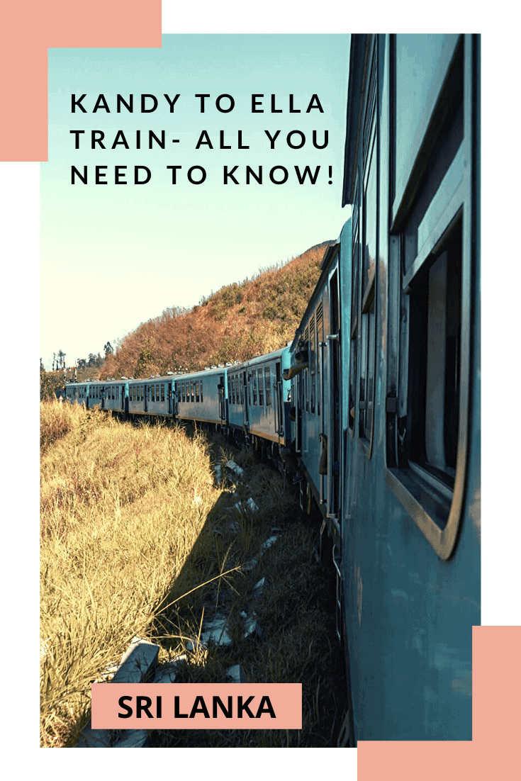 Kandy to Ella train Pinterest pin