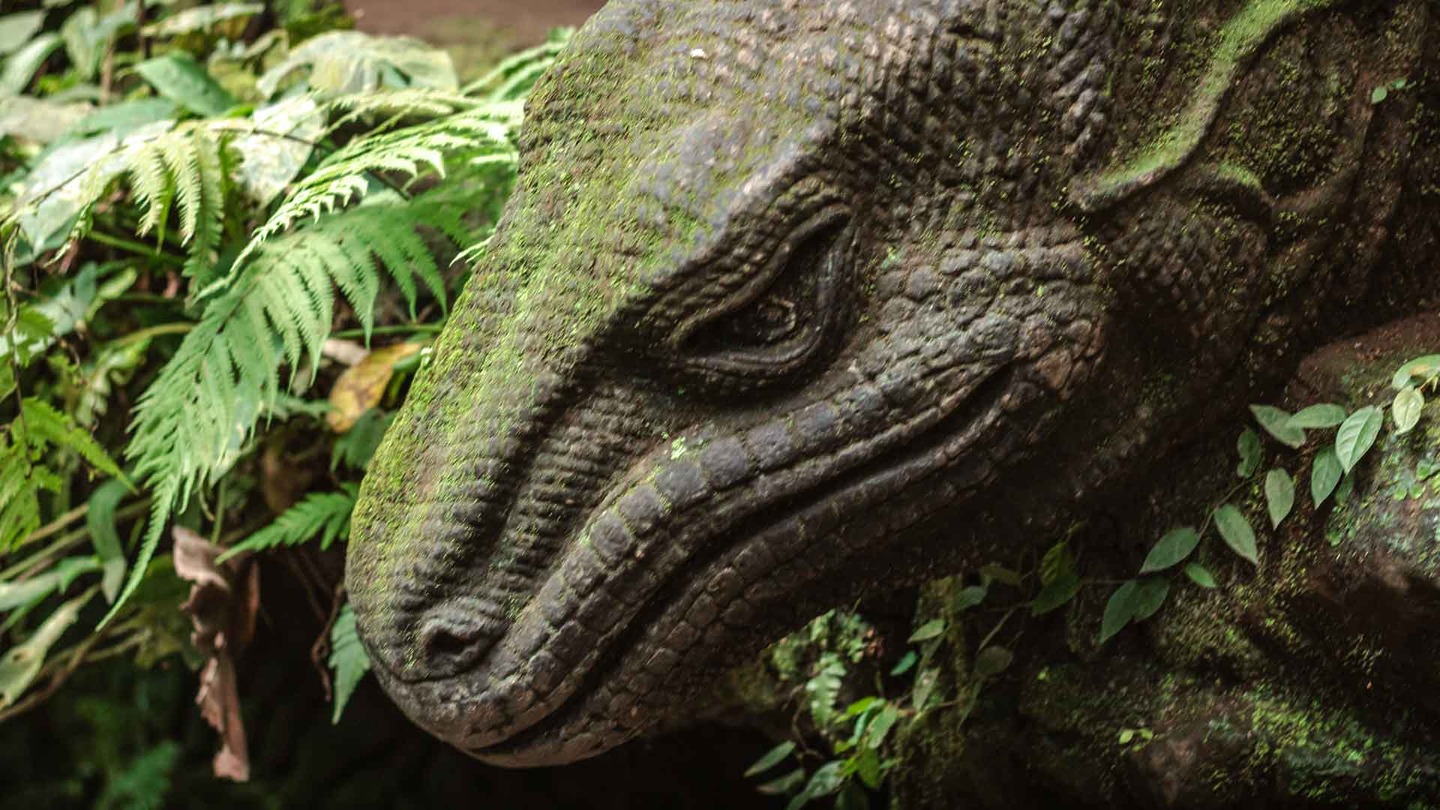 Sculpture in the Sacred Monkey Forest, Indonesia