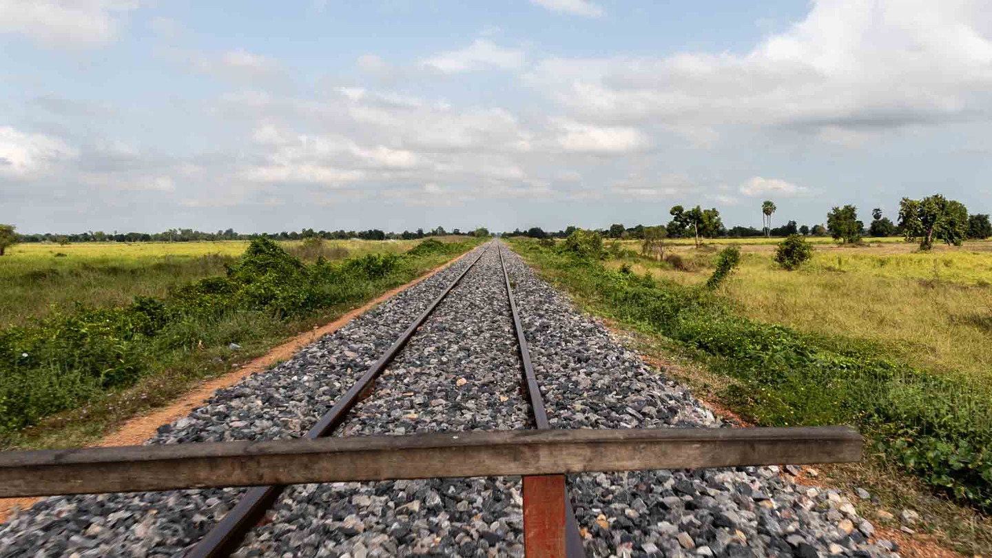 Cambodian train track, Thailand to Cambodia