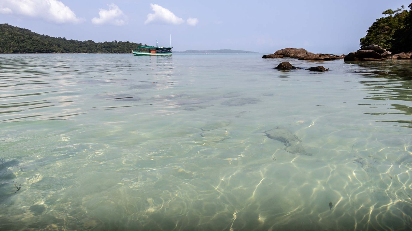 Koh Rong Samloem emerald waters
