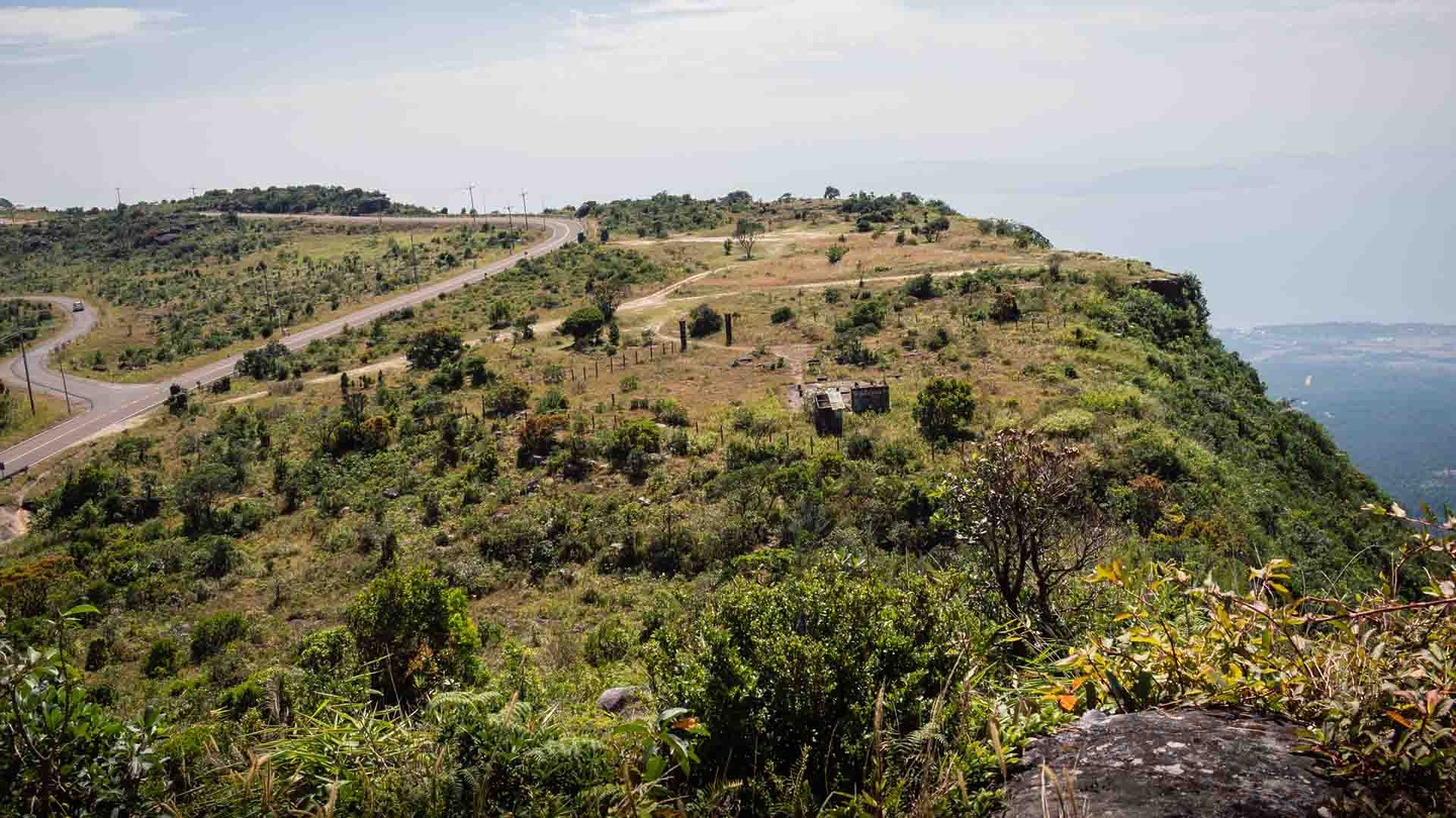 Mount Bokor viewpoint, Thailand to Cambodia