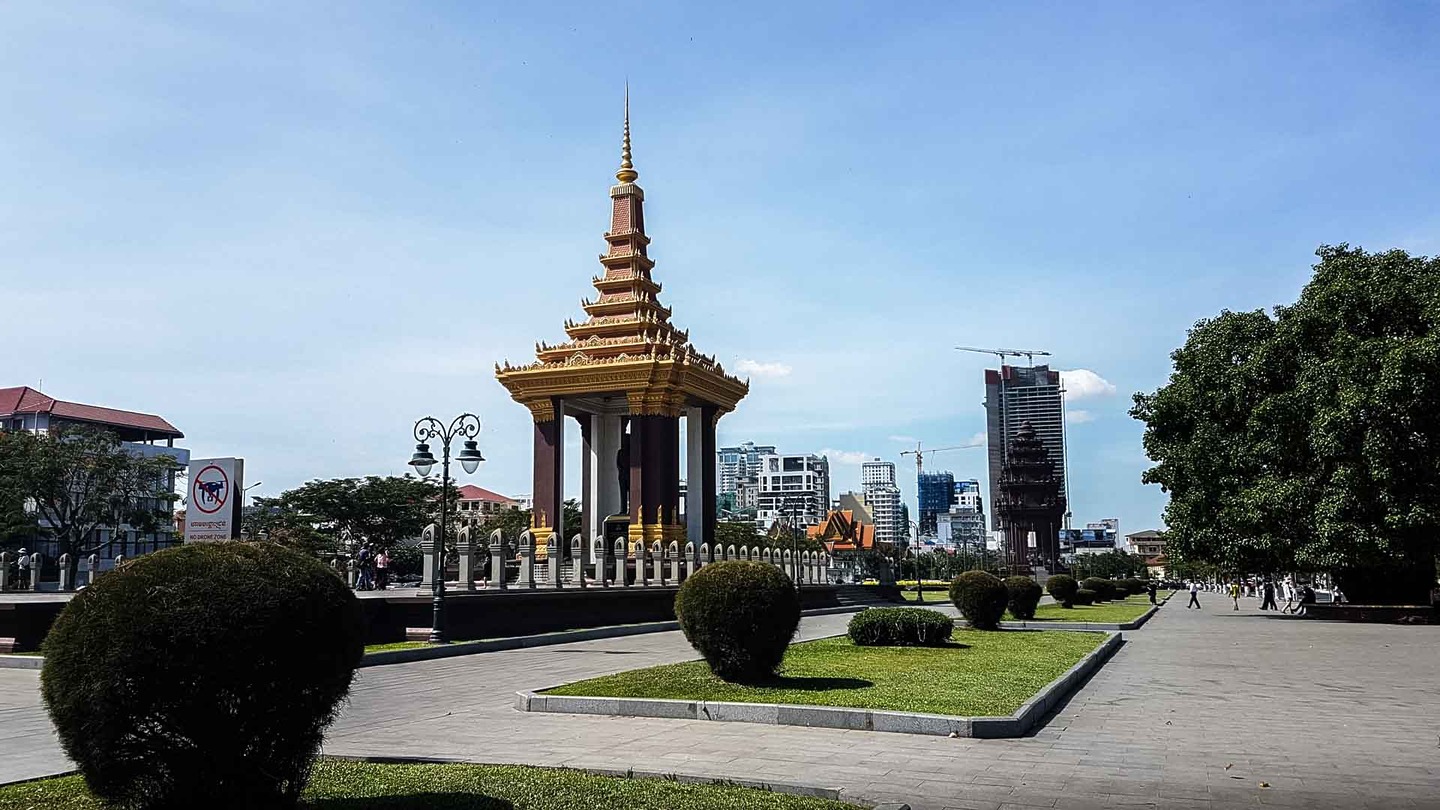 Phnom Penh monument, Cambodia
