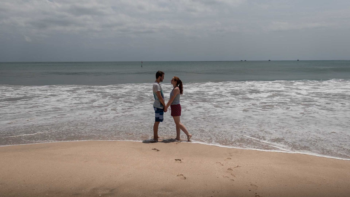 Couple on a beach in Bali, things to do in Kuta