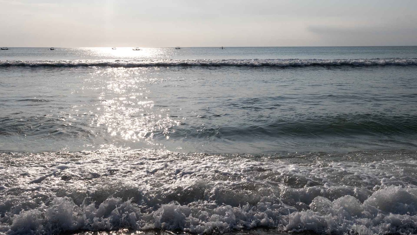 Waves in Kuta, Bali