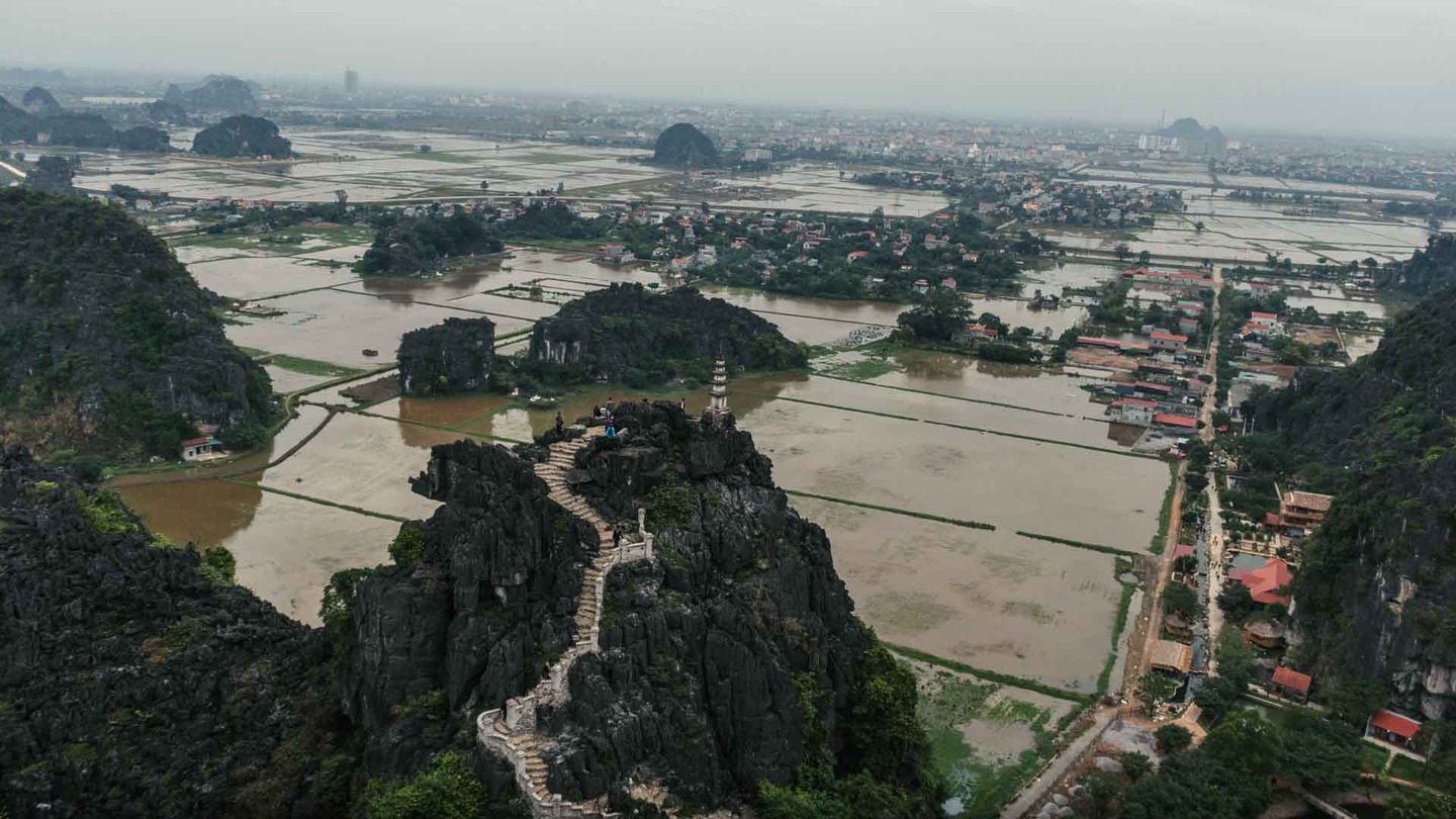 Ninh Binh viewpoint, Southeast Asia itinerary