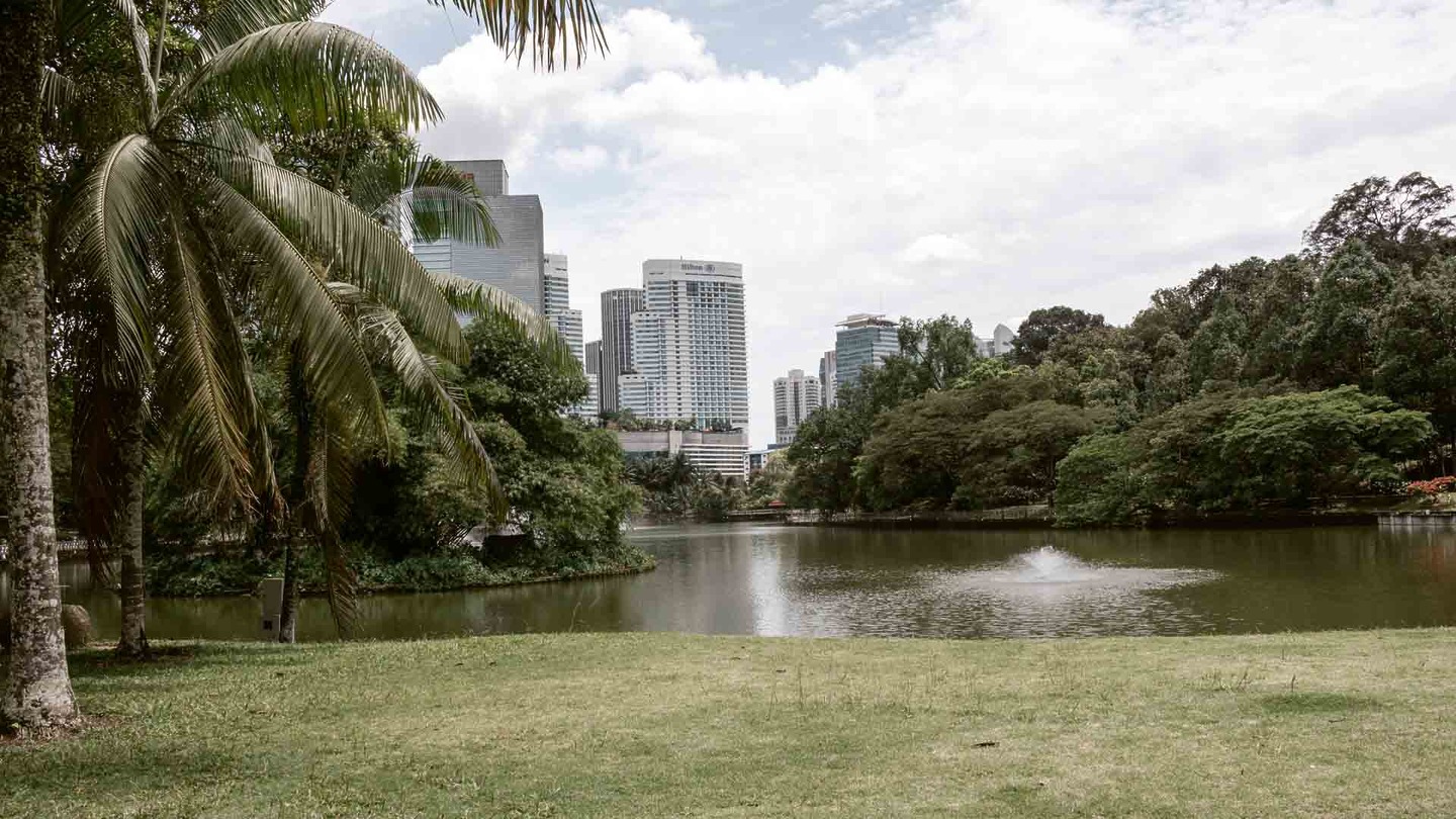 Park in Kuala Lumpur, Malaysia