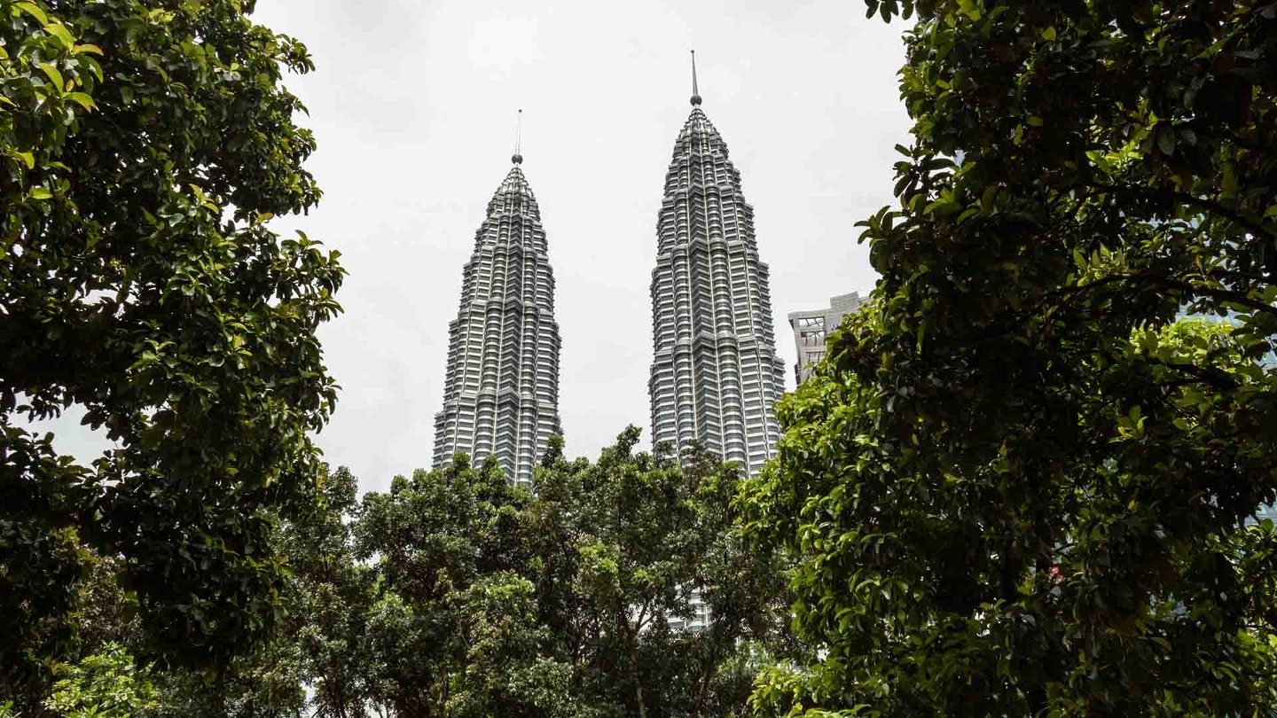 Petronas Towers in Kuala Lumpur, Malaysia