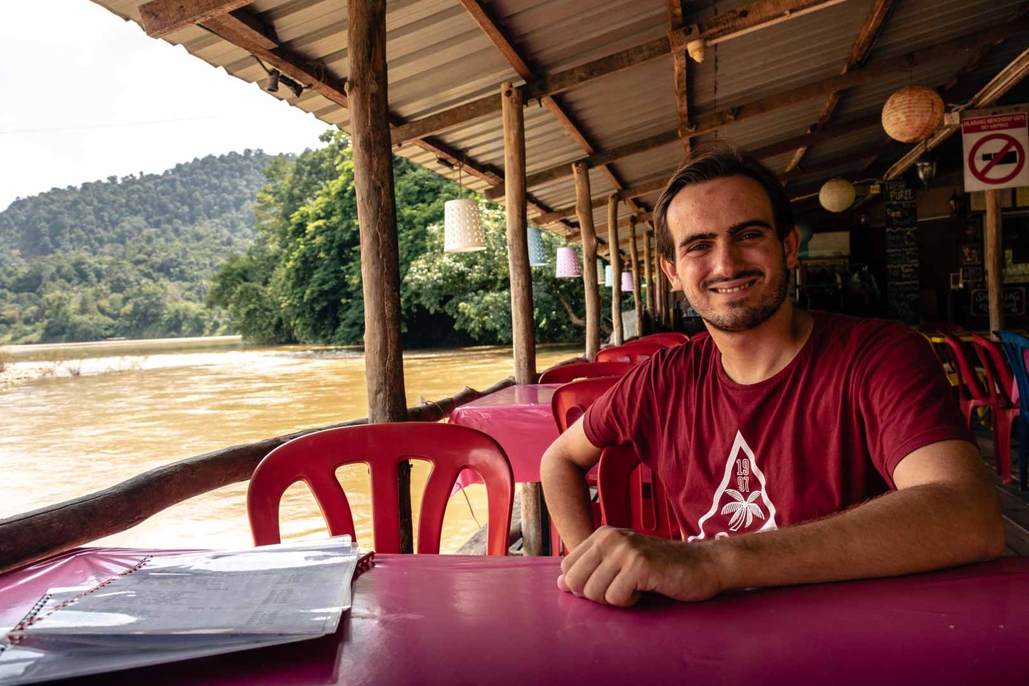 Taman Negara riverside restaurant