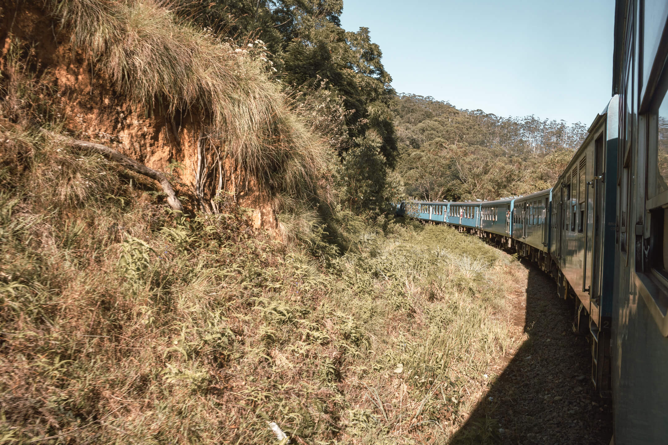 The famous Ella to Kandy train