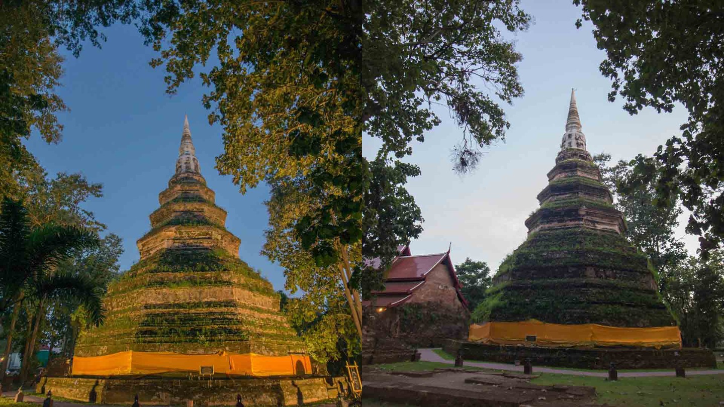 Wat Phrathat Chedi Luang in Chiang Rai, Thailand