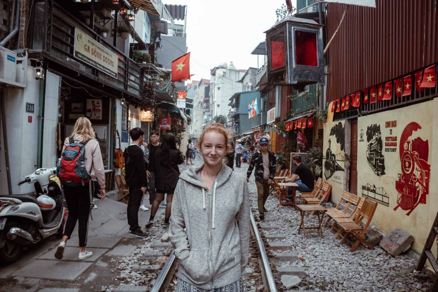 Hanoi Train Street Vietnam itinerary