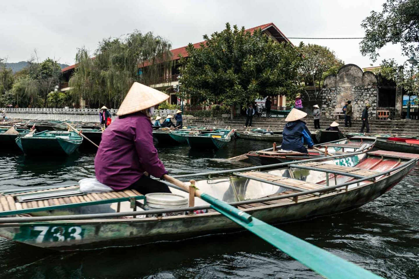 Boat trip in Tam Coc Vietnam itinerary