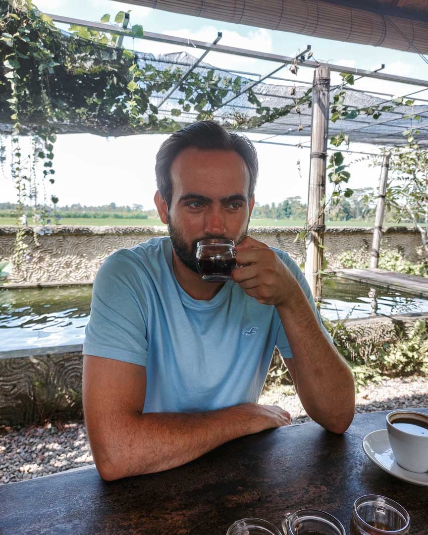 Coffee tasting in Bali, Indonesia