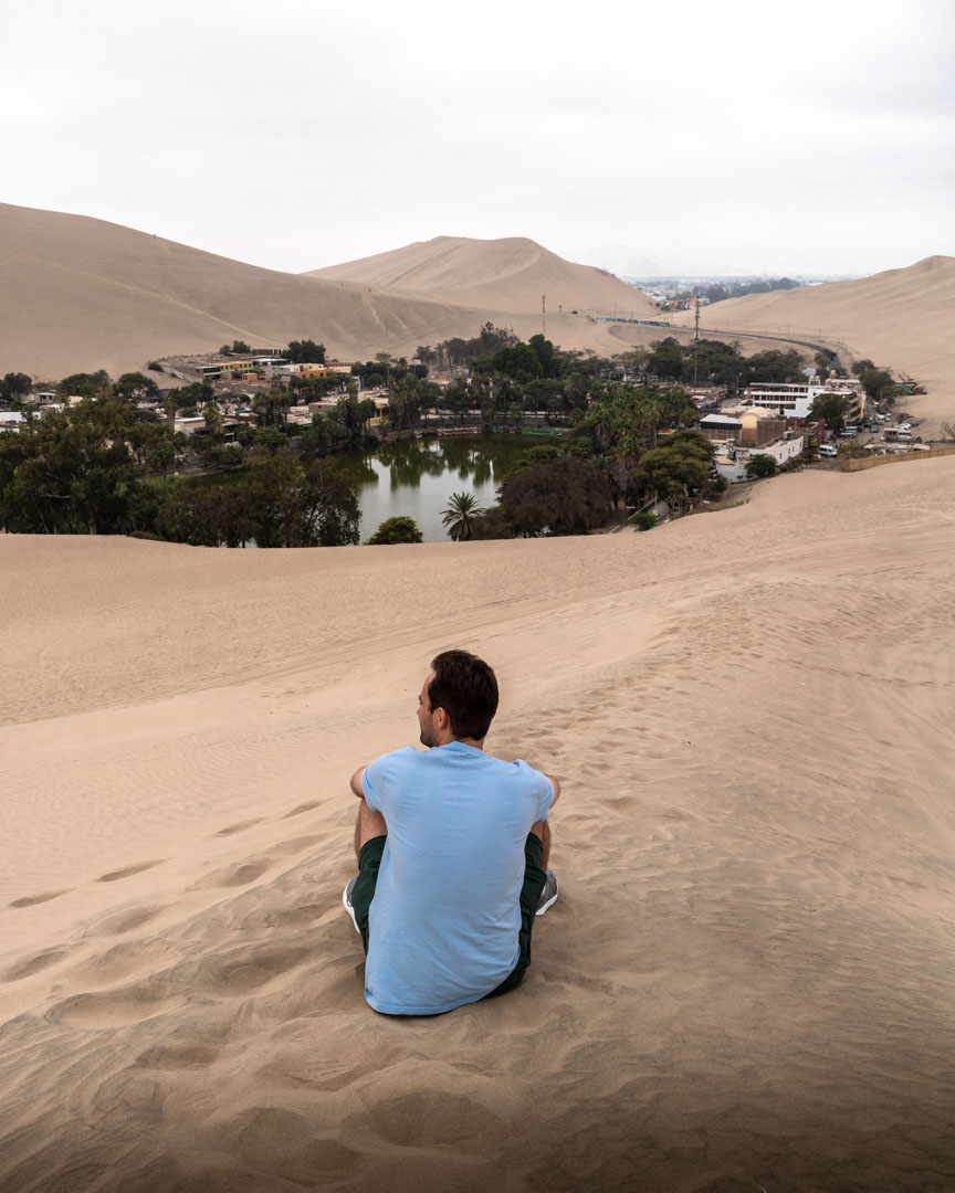 Huacachina oasis viewpoint