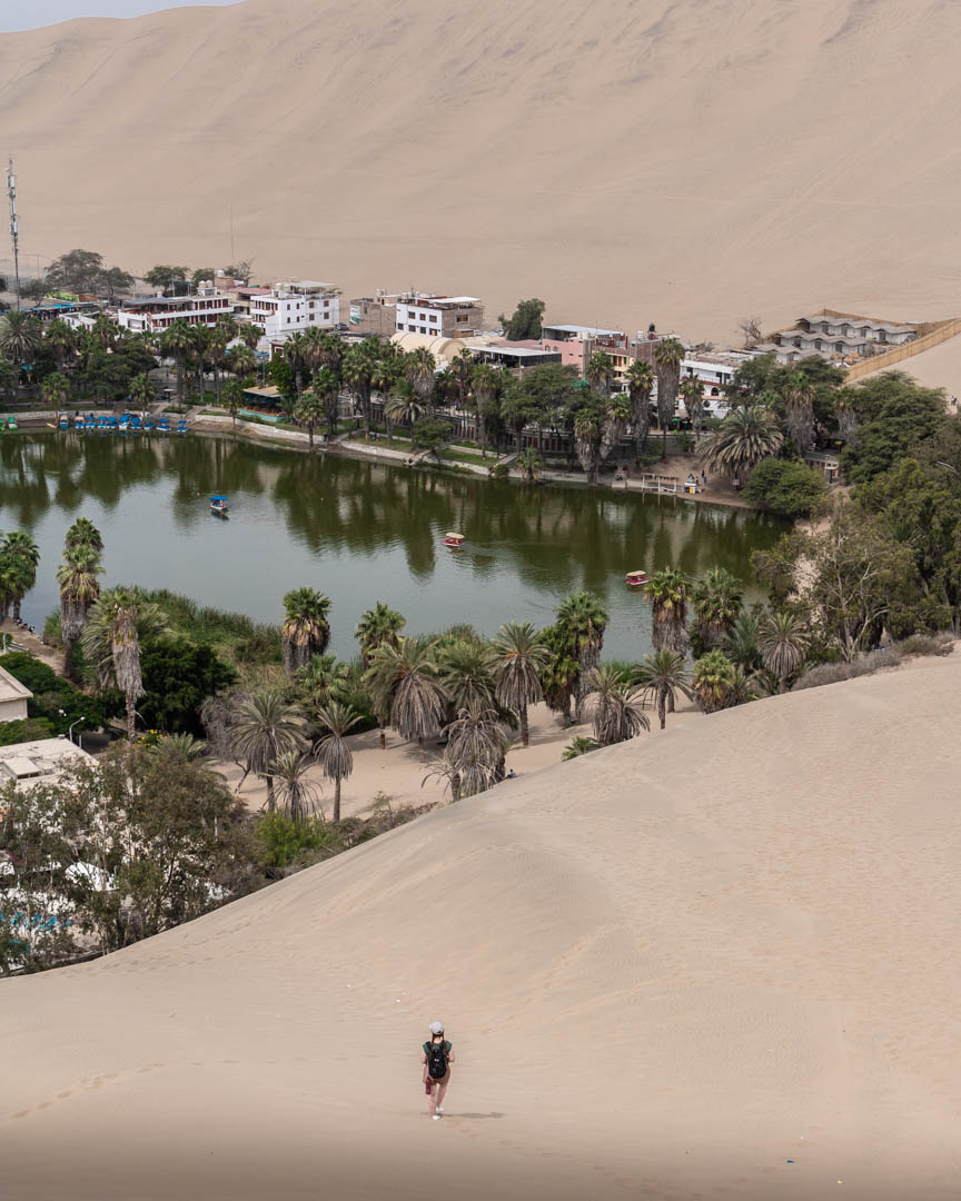 Sand dunes in Peru