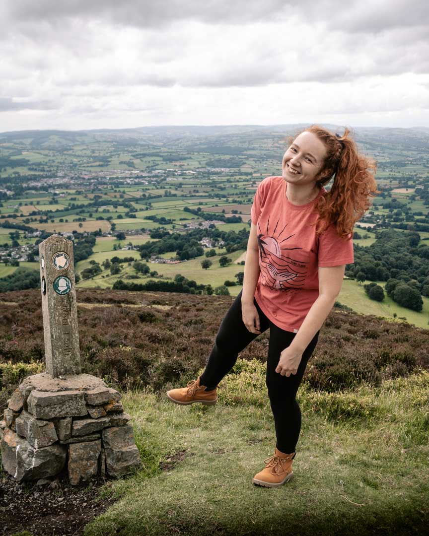 Moel Famau viewpoint