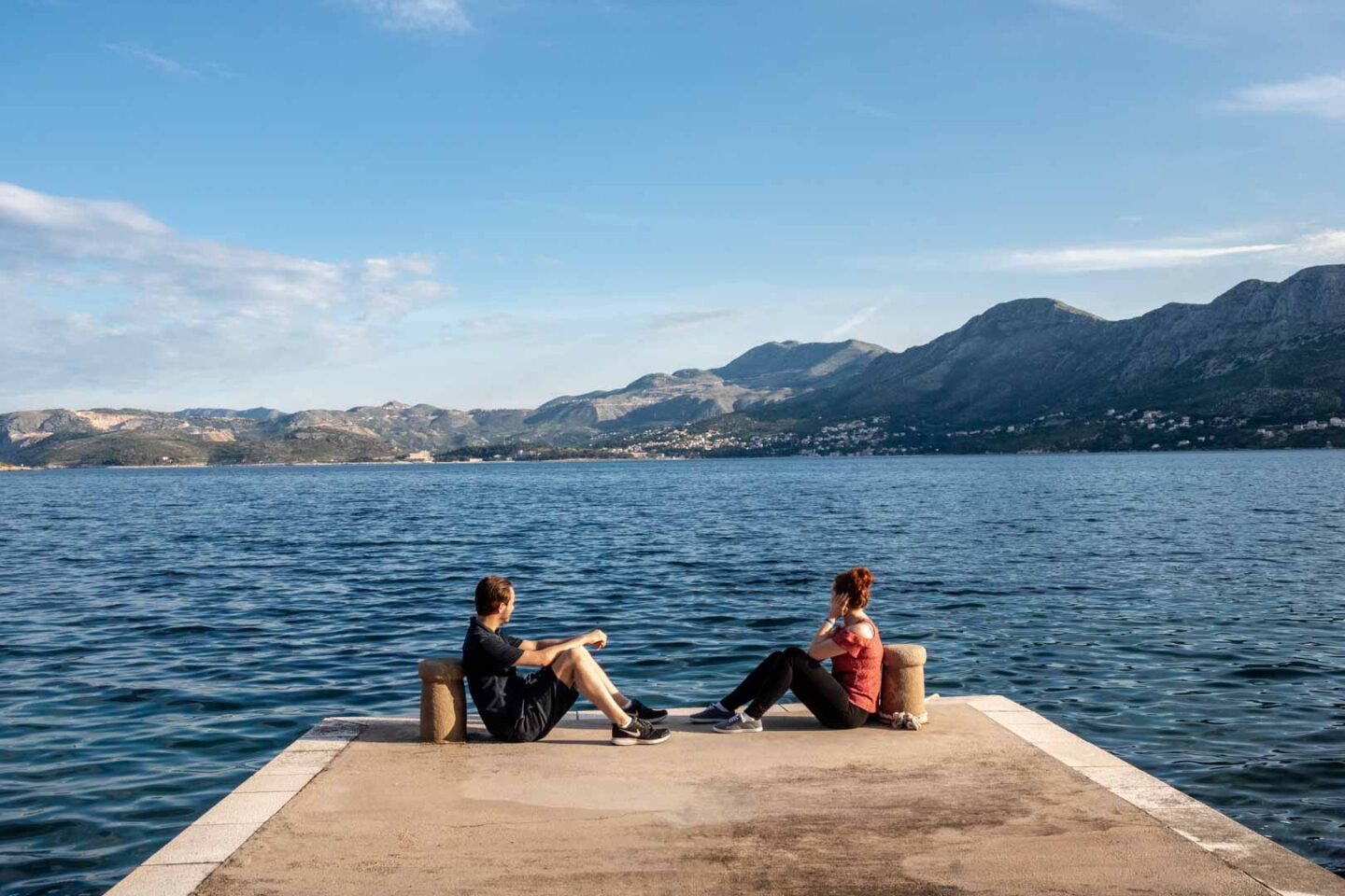 Coastal views in Cavtat, Croatia