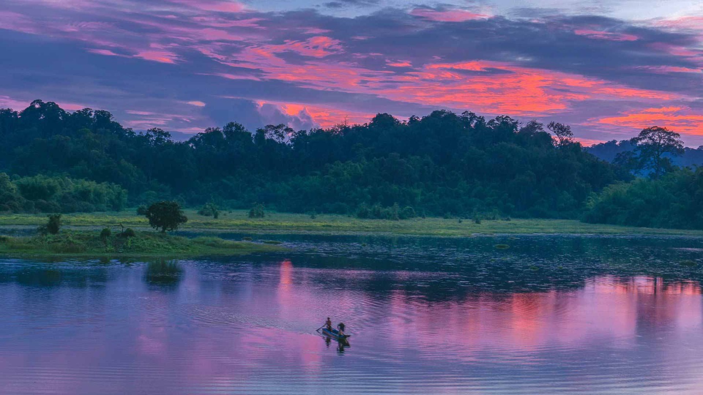 Cat Tien National Park at sunset