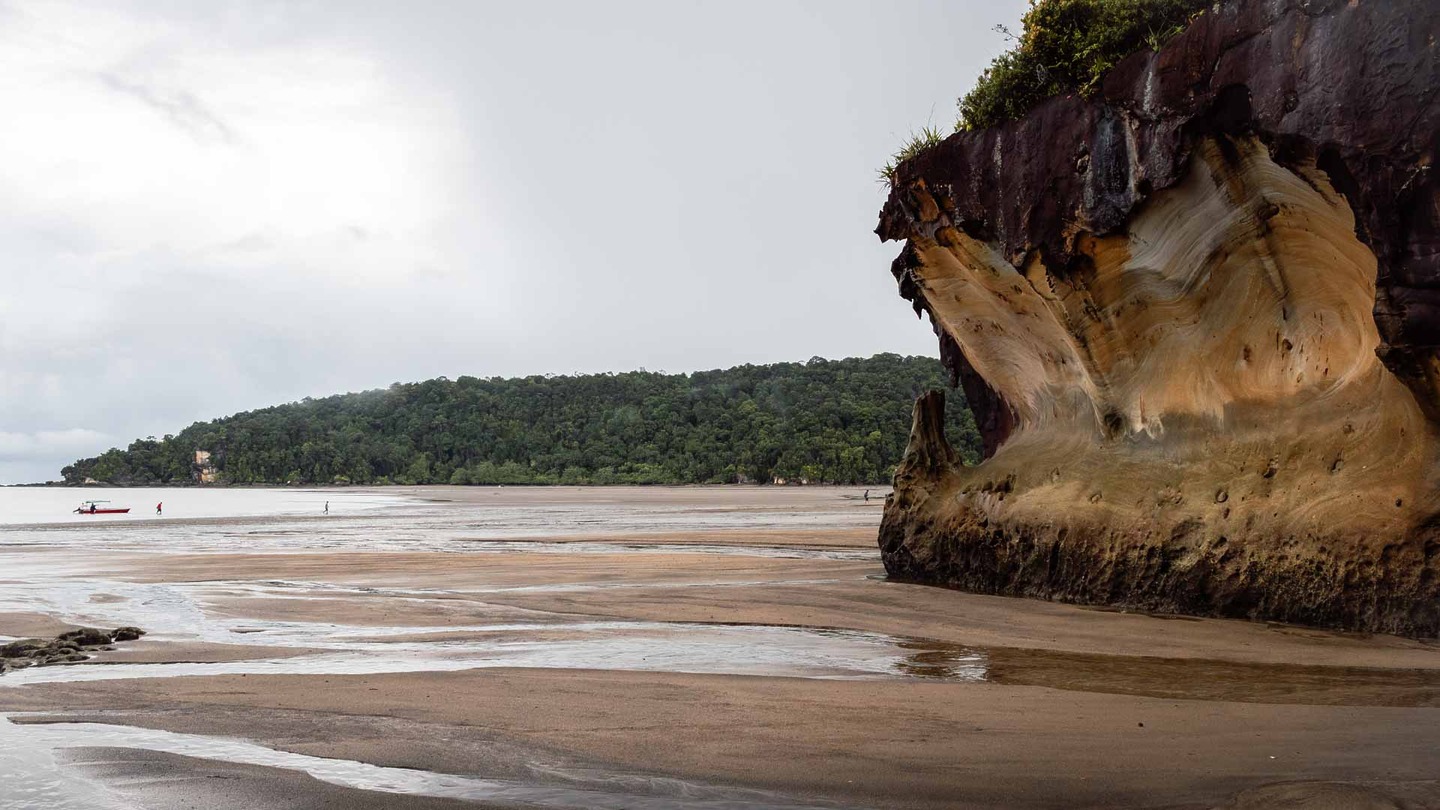 Bako National Park beach, Borneo travel guide