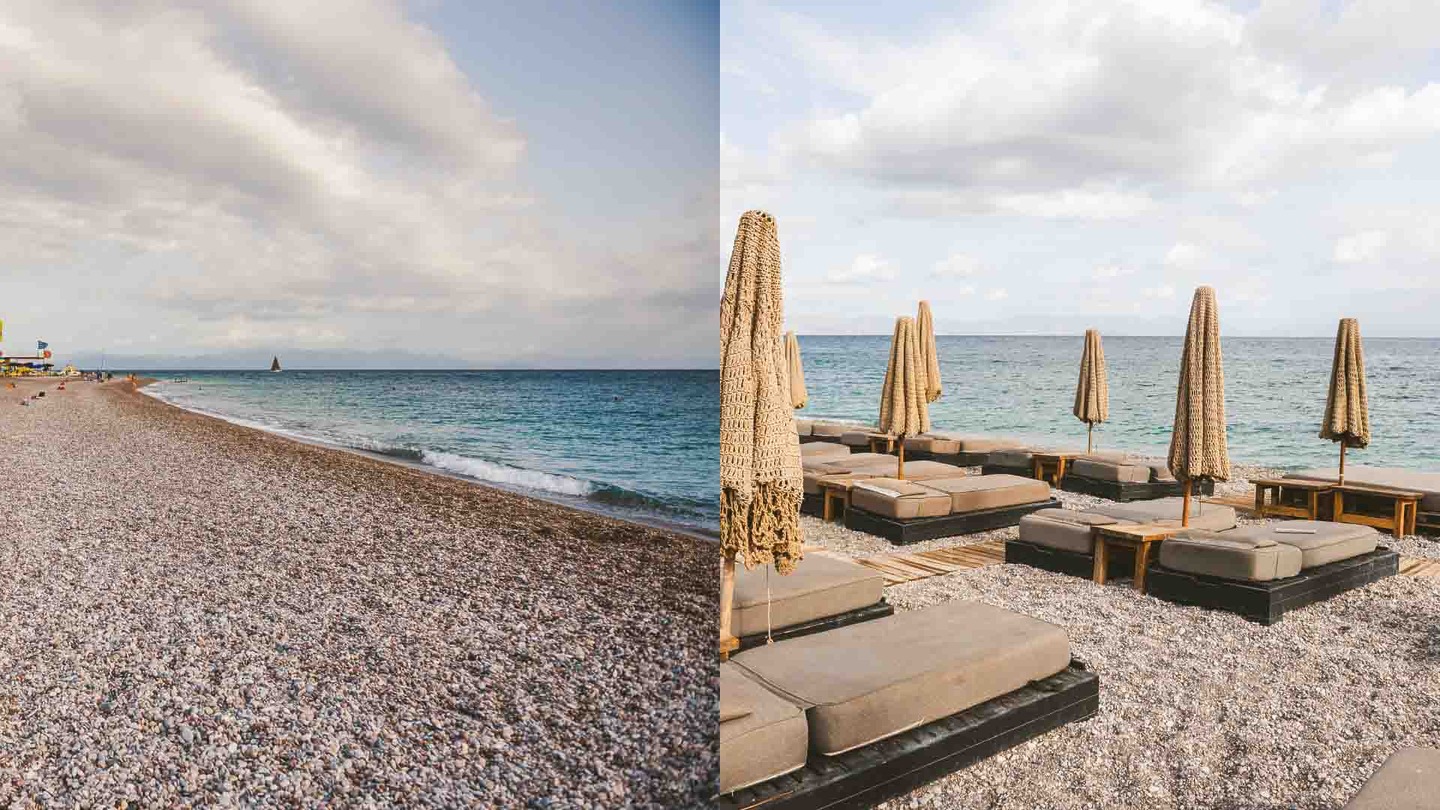 Elli Beach, best beaches in Rhodes