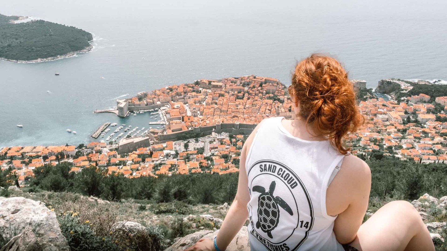 Mount Srd viewpoint in Dubrovnik
