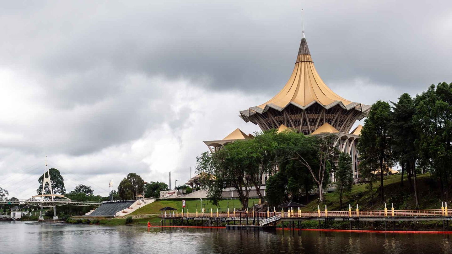 Sarawak Legislative Assembly in Kuching, Borneo
