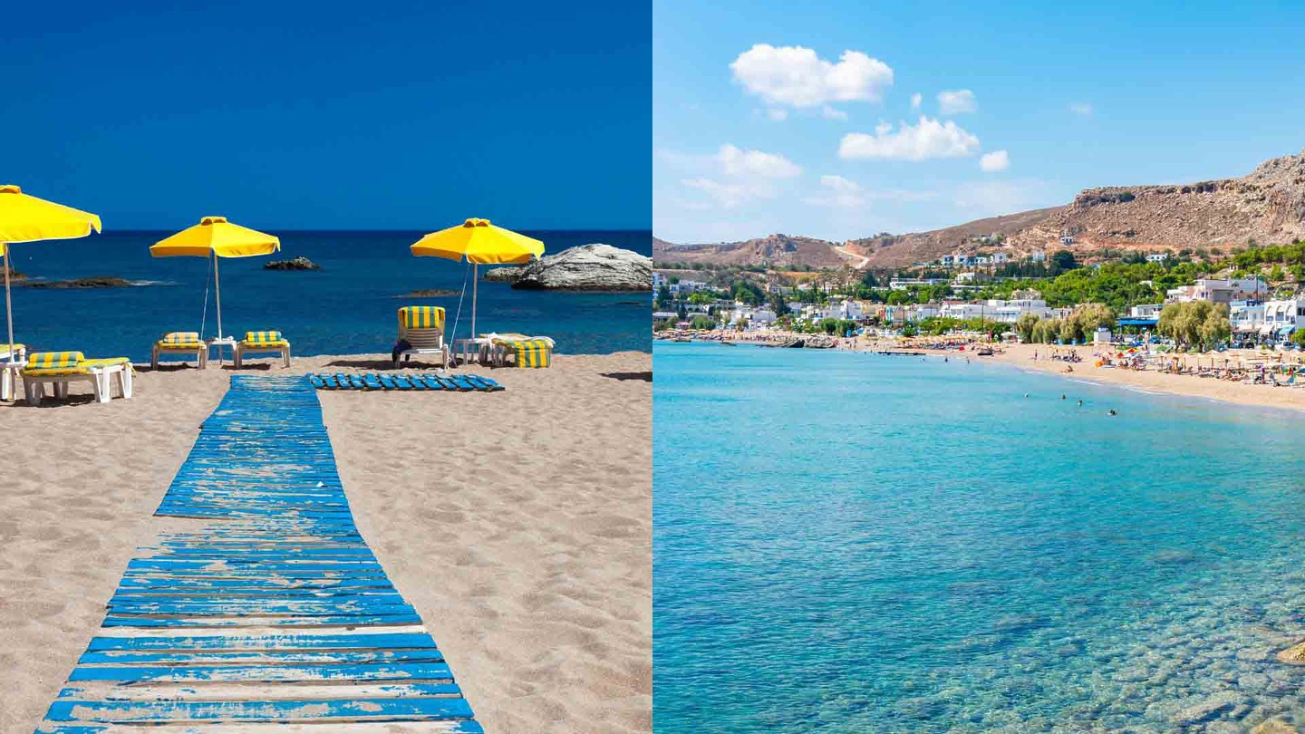 Stegna Beach, best beaches in Rhodes