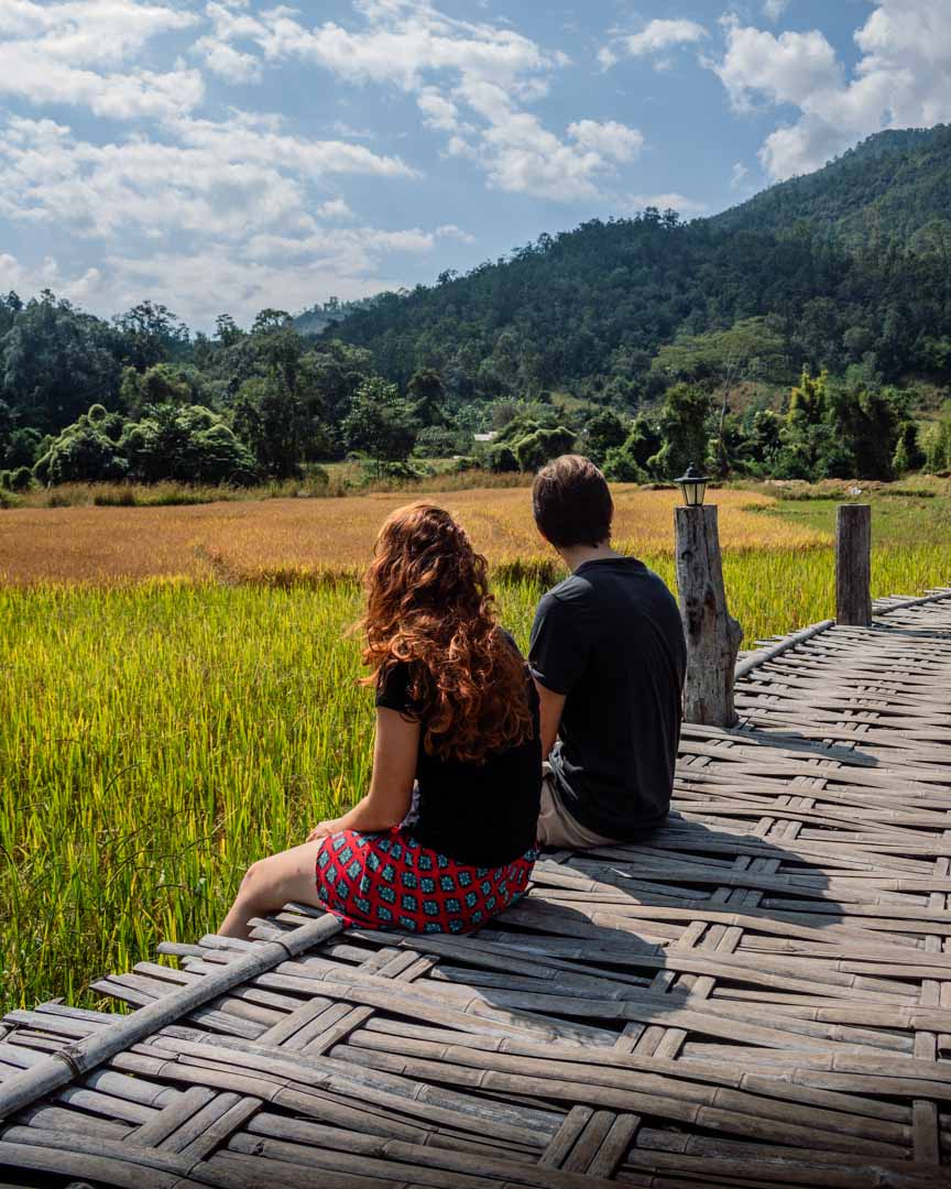 The Bamboo Bridge in Pai
