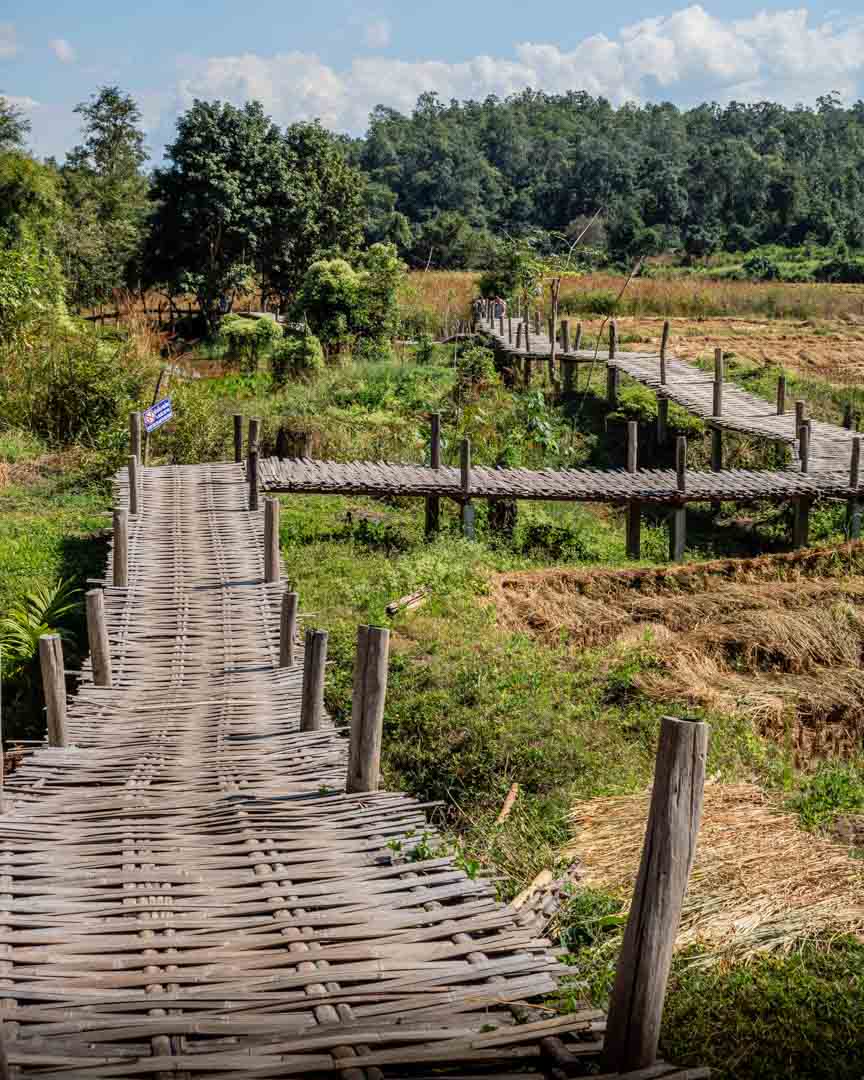 The Bamboo Bridge, things to do in Pai