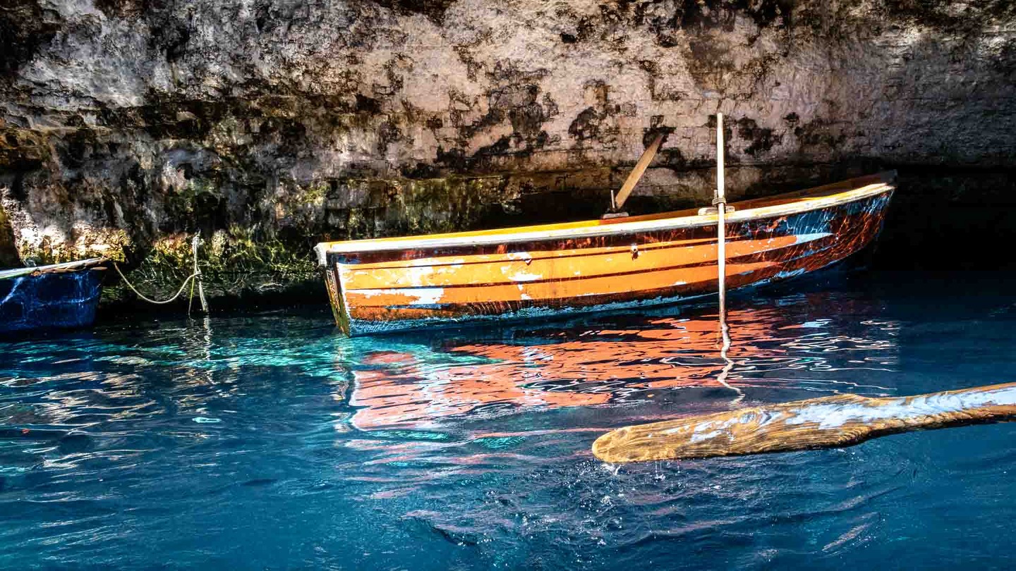 Melissani Cave in Sami, Kefalonia