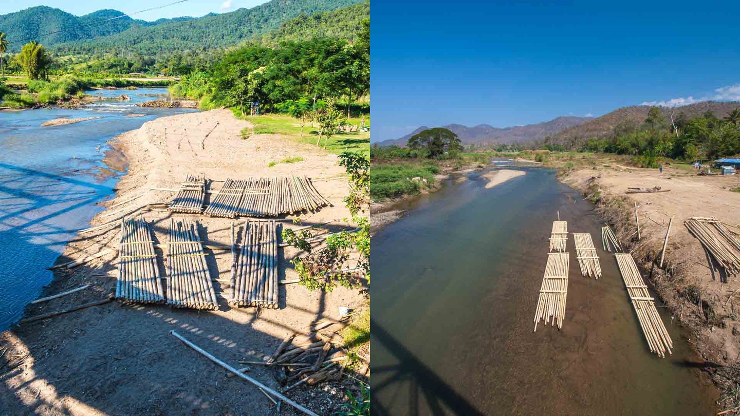 River rafting in Thailand