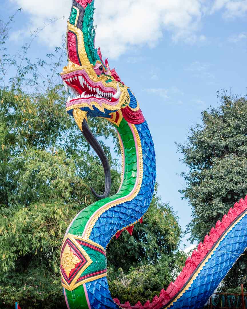 Dragon Bridge at Wat Mai Huay Sai