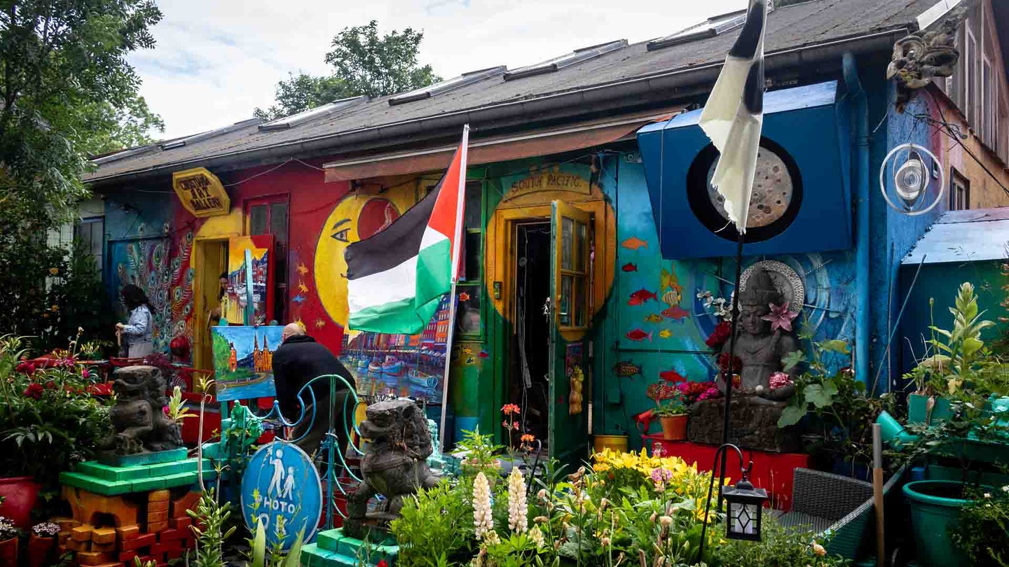Colourful house in Freetown Christania