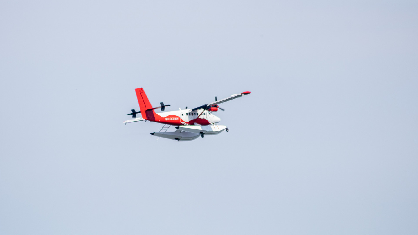 Sea plane in Copenhagen, Denmark