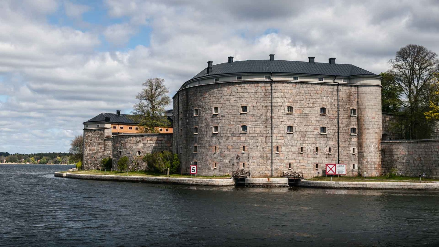 Vaxholm Fortress in the Sweden archipelago