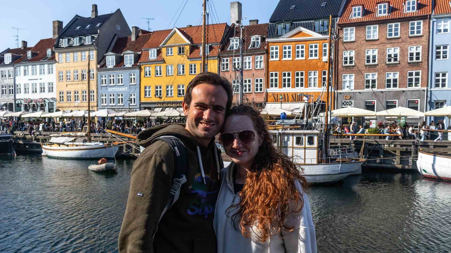 Couple at Nyhavn, Copenhagen
